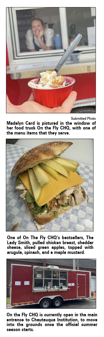 On The Fly CHQ Food Truck Provides American Diner Classics Inside